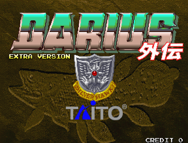 Darius Gaiden - Silver Hawk Extra Version (Ver 2.7J 1995+03+06) (Official Hack) Title Screen